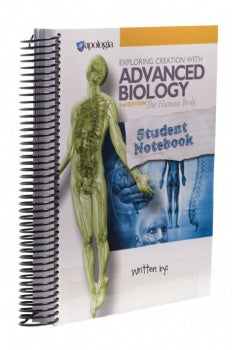 Exploring Creation with Advanced Biology: The Human Body Notebooking Journal (H553)