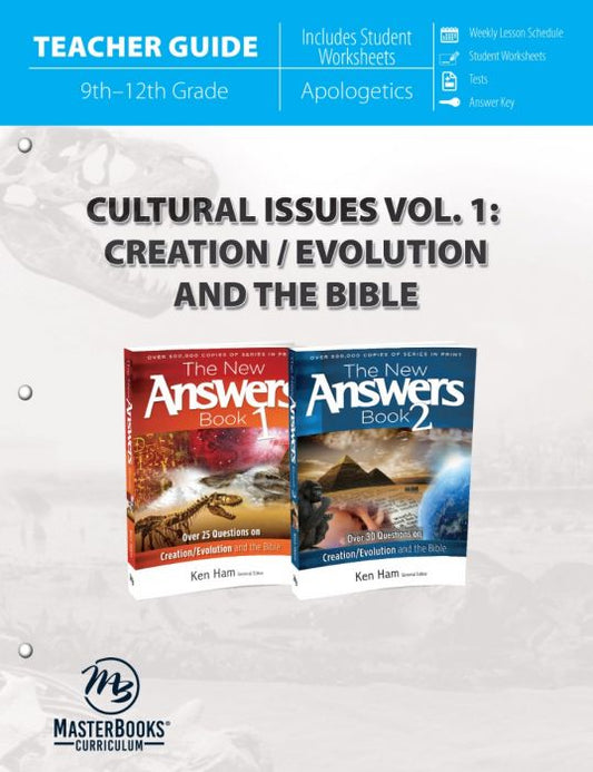 Cultural Issues Vol. 1: Creation/Evolution and the Bible (Teacher Guide) (H364)
