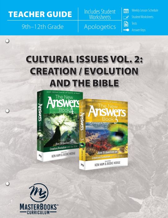 Cultural Issues Vol. 2: Creation/Evolution and the Bible (Teacher Guide) (H365)