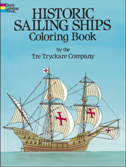 Historic Sailing Ships Colouring Book (CB169)