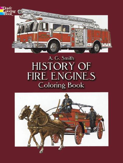 History of Fire Engines Colouring Book (CB104)