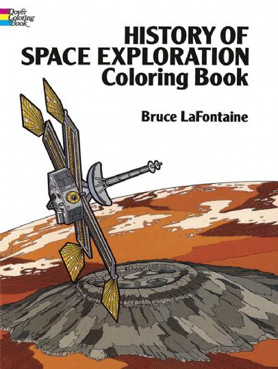 History of Space Exploration Coloring Book (CB185)