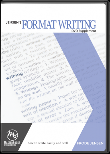 Jensens Format Writing DVD Supplement (C394)