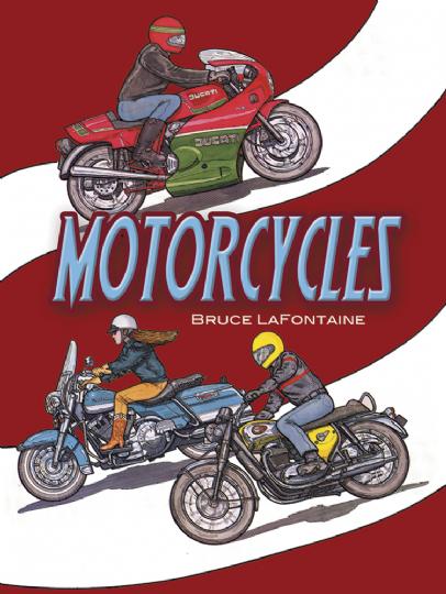 Motorcycles Coloring Book (CB119)