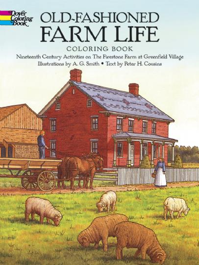 Old-fashioned Farm Life Colouring Book (CB110)