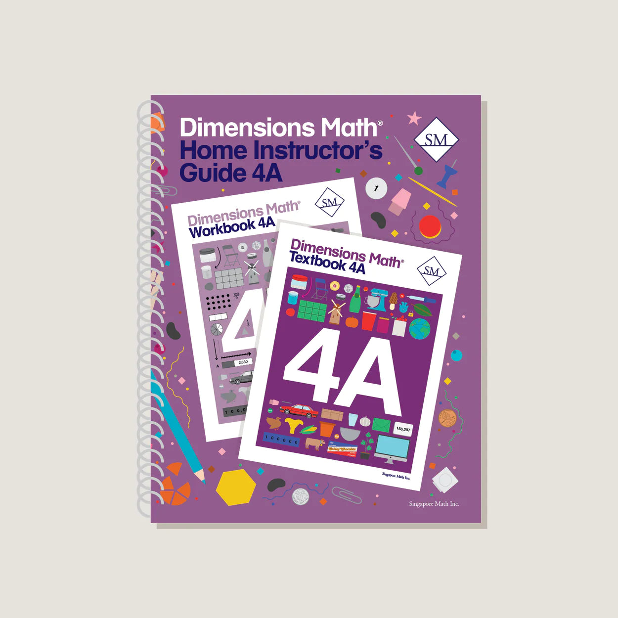 Dimensions Math Home Instructor's Guide 4A (G956)