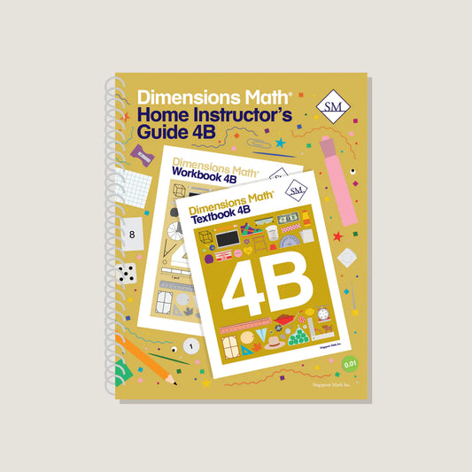 Dimensions Math Home Instructor's Guide 4B (G957)