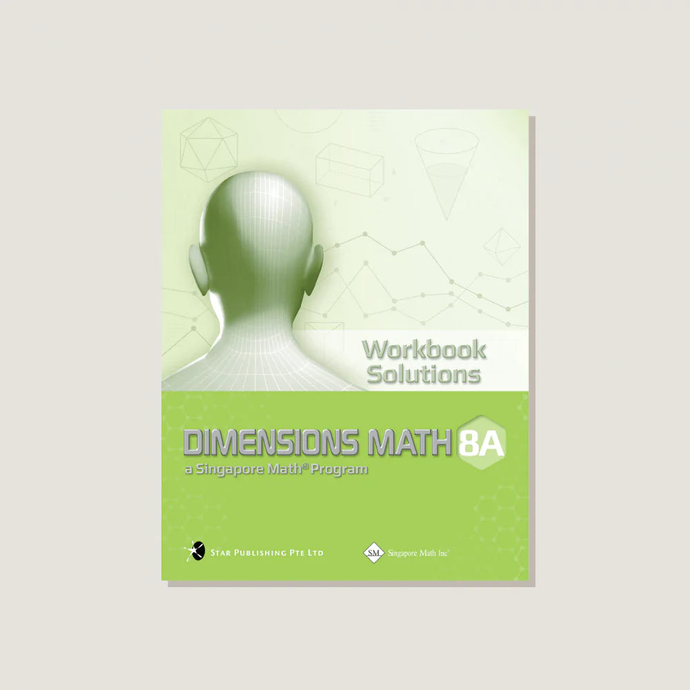 Dimensions Math Workbook Solutions 8A (G924) – Heritage Resources