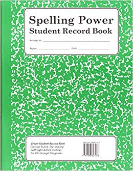 Spelling Power Green Student Record Book(Gr 4-6) (C595)