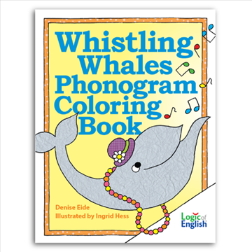 Whistling Whales Phonogram Coloring Book (E499)