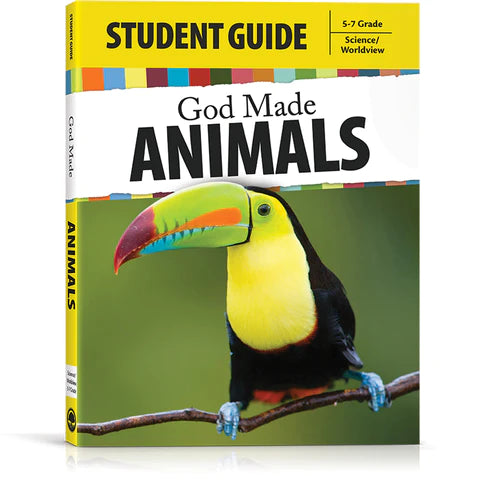 God Made Animals Student Workbook (B242w)