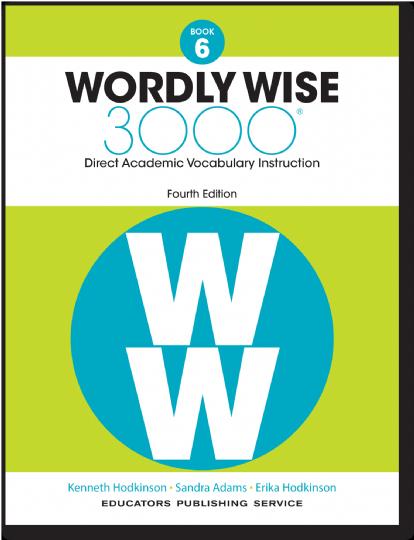 Wordly Wise 3000 4th Edition Book 6 Student (C916)