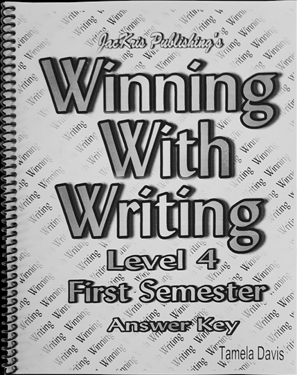 Winning with Writing Level 4 Answer Key 1 (E245A)