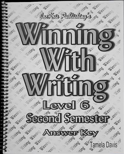 Winning with Writing Level 6 Answer Key 2 (E255B)