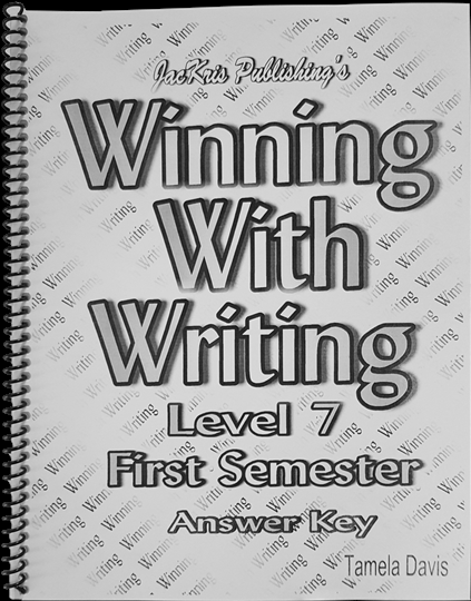Winning with Writing Level 7 Answer Key 1 (E260A)