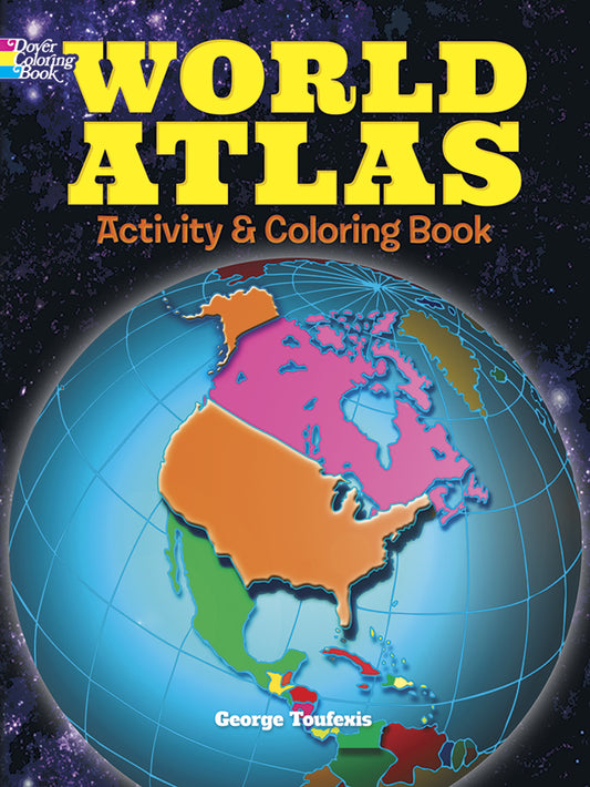 World Atlas Activity and Coloring Book (J406)
