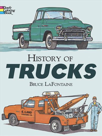 History of Trucks Coloring Book (CB205)